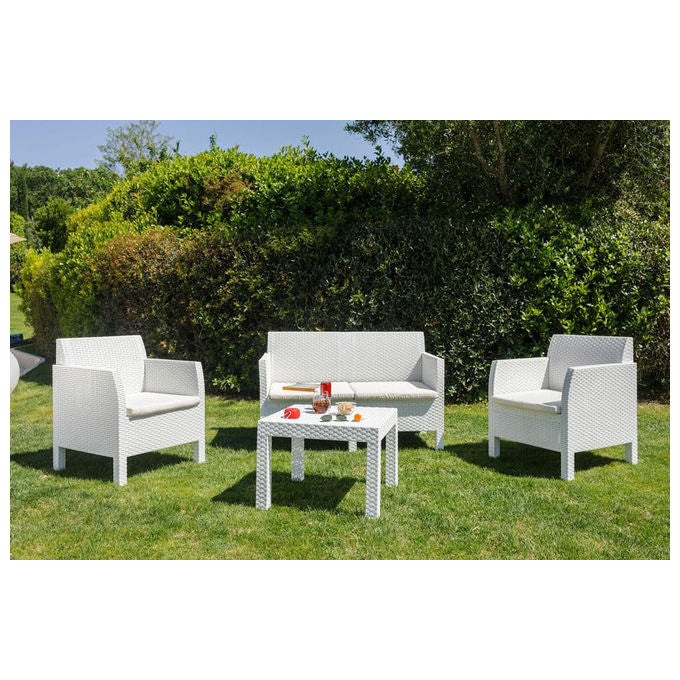 Toomax Set Matilde Giardino 4 Posti Divano Poltrone Tavolino