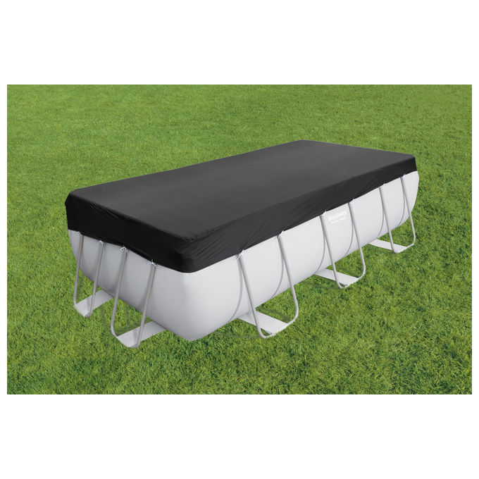Bestway Copertura di Sicurezza per Piscina Rettangolare 4.12m x 2.01m