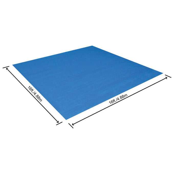 Bestway Telo per Pavimento Blu per Piscina Gonfiabile