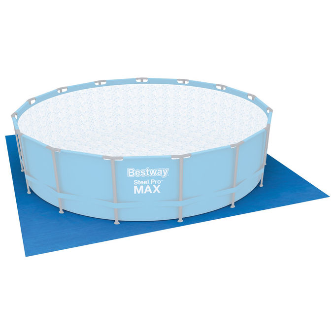Bestway Telo per Pavimento Blu per Piscina Gonfiabile