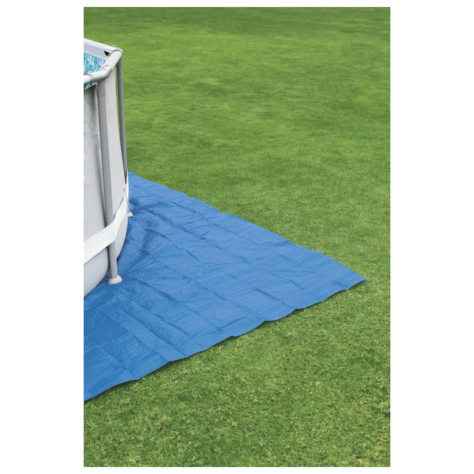 Bestway Telo per Pavimento Blu per Piscina Gonfiabile