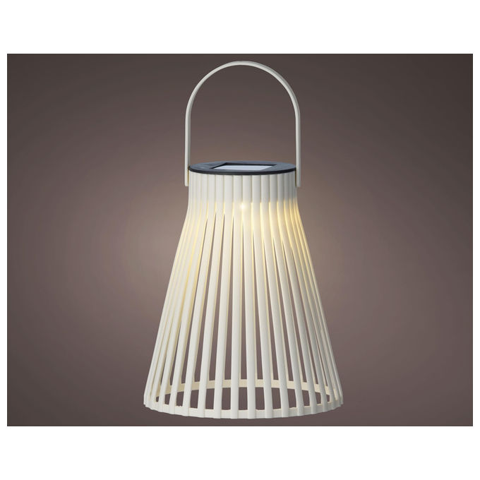 Lumineo Lanterna Solare da Giardino LED IP44 Luce Calda 6 ore Autonomia colore Bianco