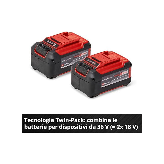 Einhell Batteria 5,2 Ah e Ricarica Power X-Change Starter KIT_