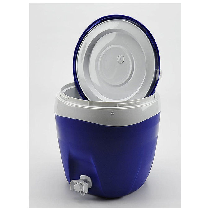 Uniflame MJ500 Thermos Dispenser per Liquidi 5 Lt rubinetto a pressione coperchio apribile colore Blu
