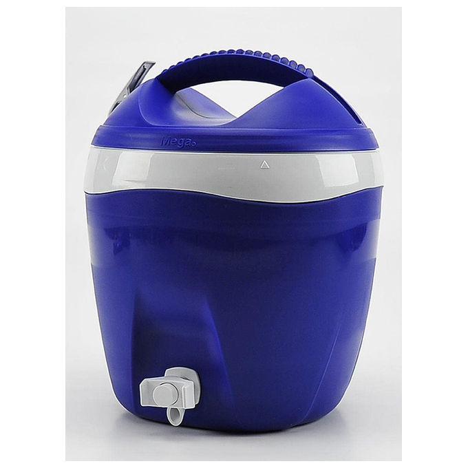 Uniflame MJ500 Thermos Dispenser per Liquidi 5 Lt rubinetto a pressione coperchio apribile colore Blu