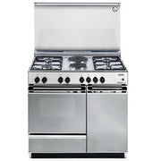 De'Longhi SEX8542NEDM Smart Cucina a libera installazione 86 cm Piano Misto 4 Fuochi Gas 2 Piastre Forno Elettrico 42L Classe A (85x86x50 cm) colore Inox