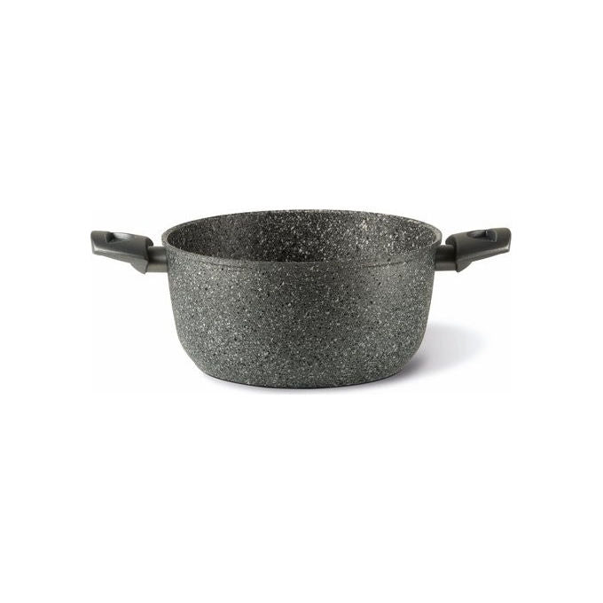 Tvs Casseruola Mineralia Grigio in Alluminio Antiaderente