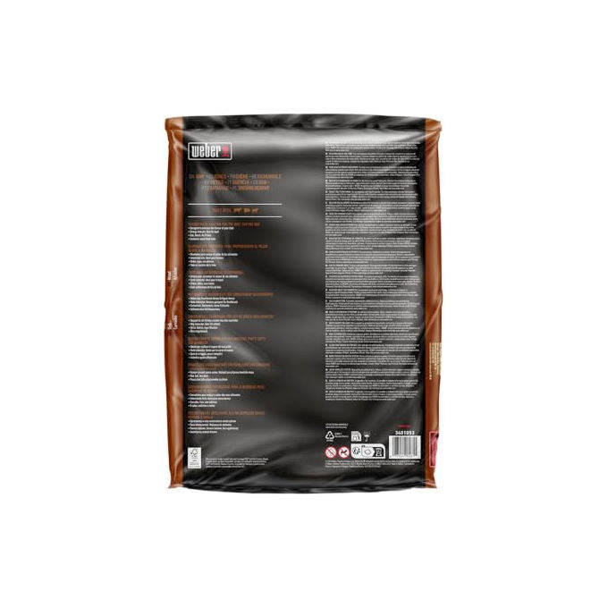 Weber 3401053 Pellet di Legno di Quercia FSC per Barbecue a Pellet Affumicatura Cottura Lenta 8 Kg