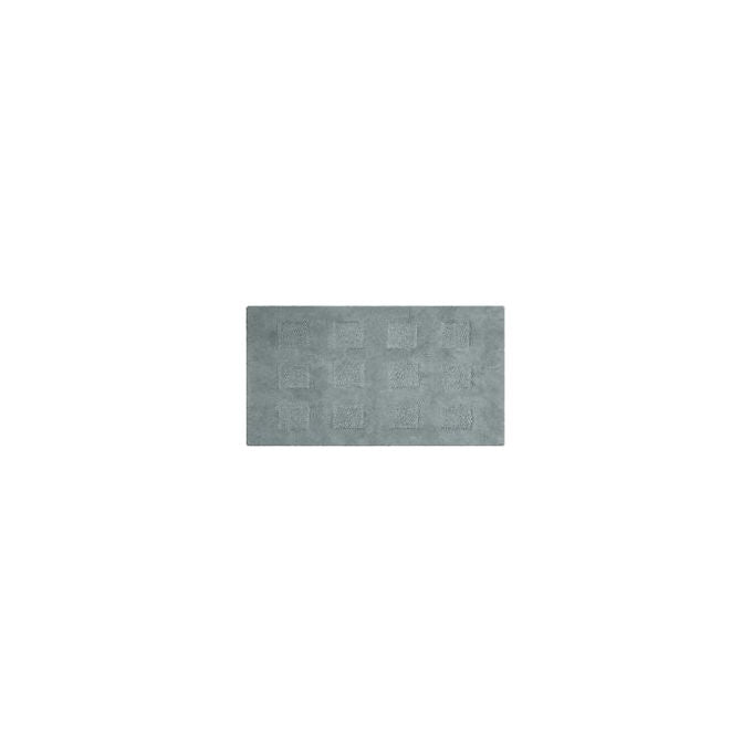 CAPRI Tappeto Bagno Quarzo Bianco Grigio 110x60 cm