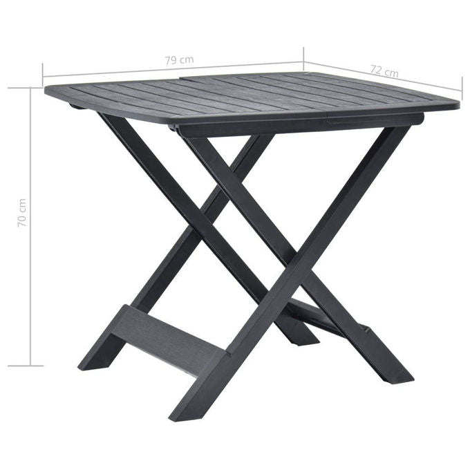 Effetto Legno Polipropilene 79x72x70 cm