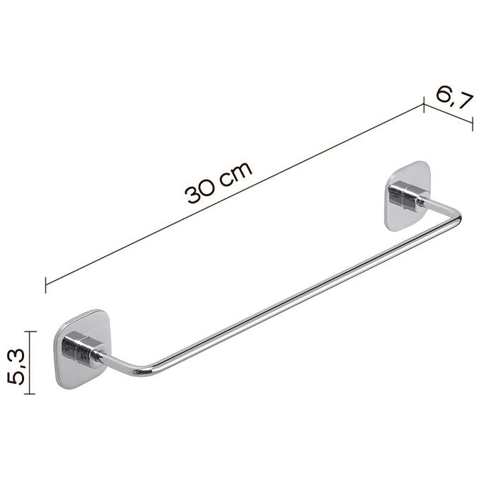 Gedy G-Teide Porta Asciugamani in Acciaio Inox 30cm