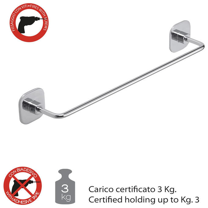 Gedy G-Teide Porta Asciugamani in Acciaio Inox 30cm