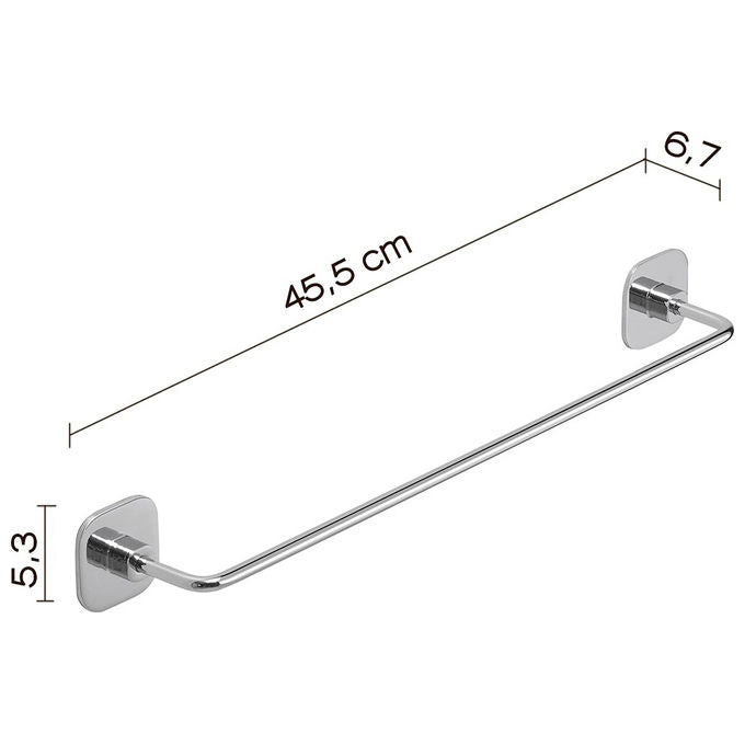 Gedy G-Teide Porta Asciugamani in Acciaio Inox Cromato