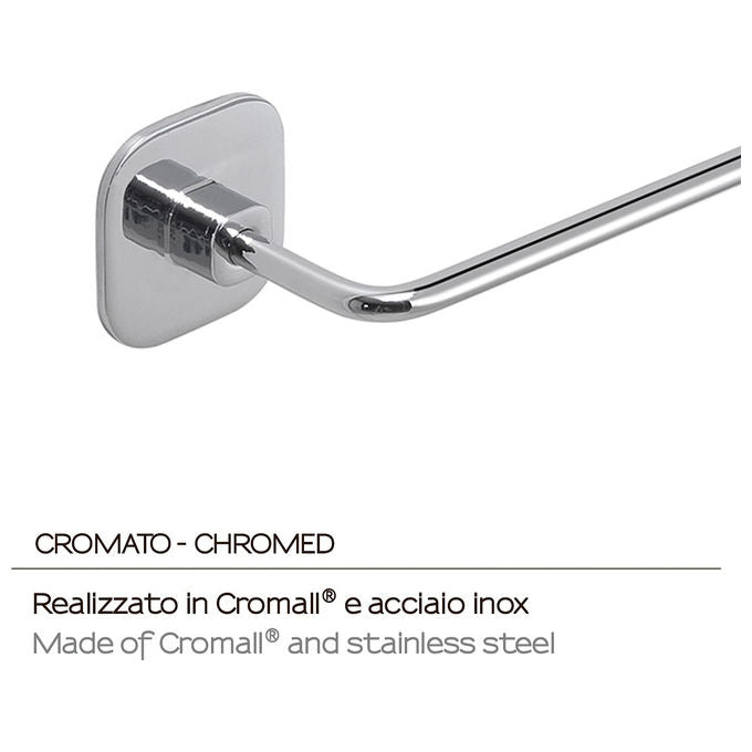 Gedy G-Teide Porta Asciugamani in Acciaio Inox Cromato