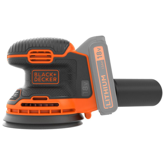 Black and Decker Levigatrice Orbitale 18V Cordless