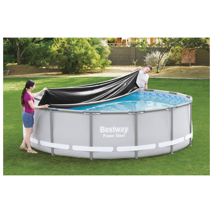 Bestway Copertura di Sicurezza per Piscina Rotonda 4.27 m