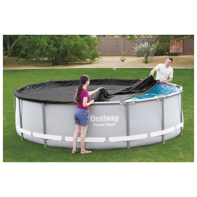 Bestway Copertura di Sicurezza per Piscina Rotonda 4.27 m