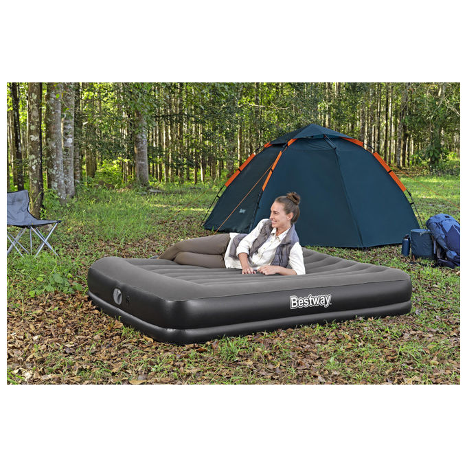 Bestway Doppio Materasso Queen Rettangolo con Pompa Integrata