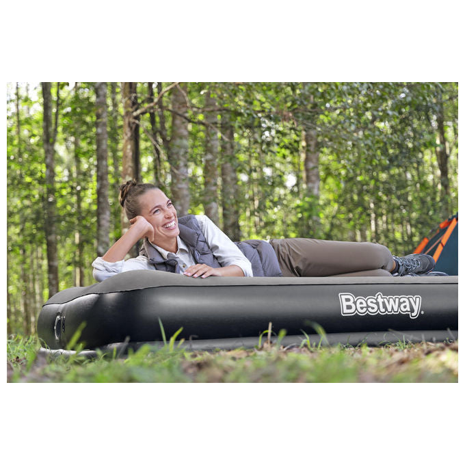 Bestway Doppio Materasso Queen Rettangolo con Pompa Integrata