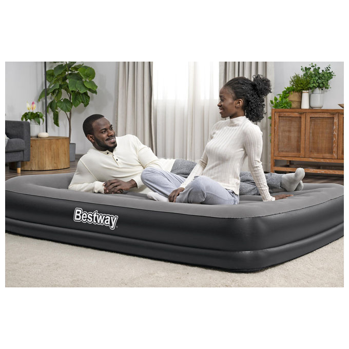 Bestway Doppio Materasso Queen Rettangolo con Pompa Integrata