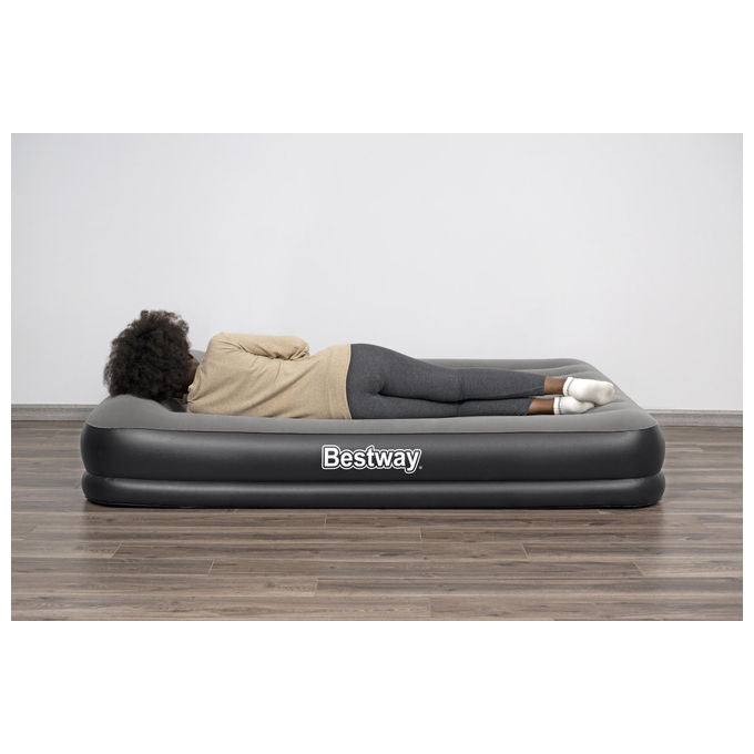 Bestway Doppio Materasso Queen Rettangolo con Pompa Integrata