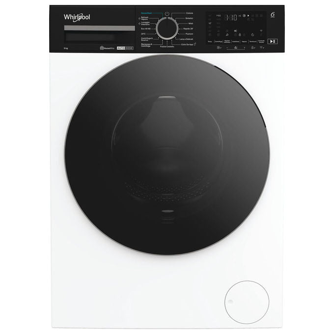 Whirlpool WPM 911W ADS IT Lavatrice Carica Frontale 9 Kg Vapore WiFi Bianco