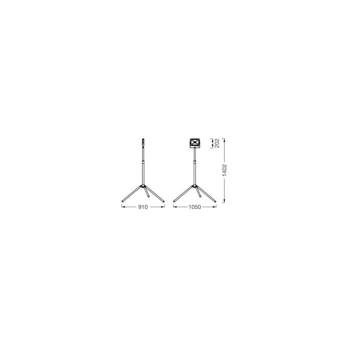 Value Class Faro da Lavoro LED con Treppiede