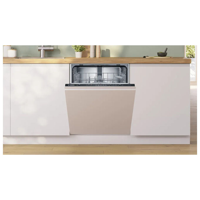 Bosch SMV25AX06E Serie 2 Lavastoviglie a Scomparsa Totale 12 coperti Classe E 48 dB AquaStop (81.5x60x55 cm) colore Nero