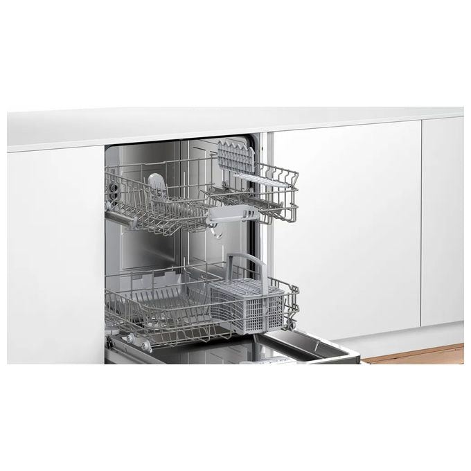 Bosch SMV25AX06E Serie 2 Lavastoviglie a Scomparsa Totale 12 coperti Classe E 48 dB AquaStop (81.5x60x55 cm) colore Nero
