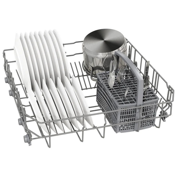 Bosch SMV25AX06E Serie 2 Lavastoviglie a Scomparsa Totale 12 coperti Classe E 48 dB AquaStop (81.5x60x55 cm) colore Nero