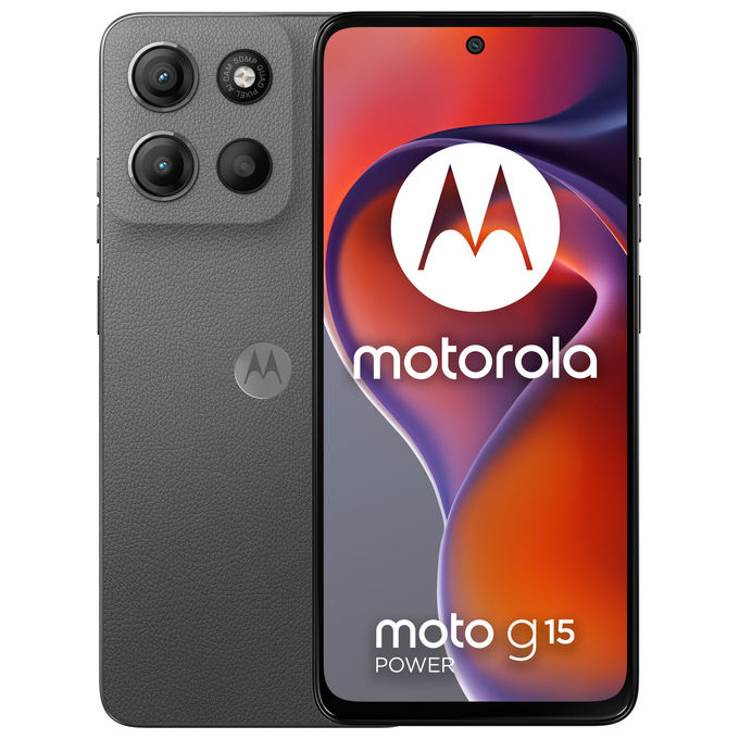 Motorola PB6G0009IT moto g15 power Smartphone 6.72'' 8 GB 512 GB 50 MP 6000 mAh Android 15 colore Grigio