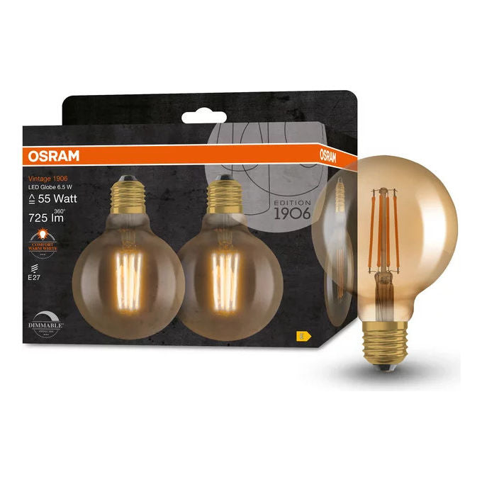 Ledvance Vintage 1906 Lampadina E27 6.5W Luce Calda