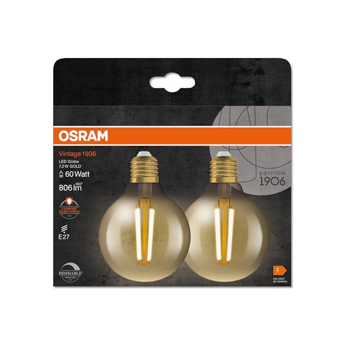 Osram Lampadine Led Vintage 1906 Classic Globe