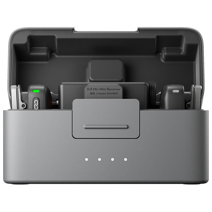 DJI CP.RN.00000433.01 Mic Mini Sistema Audio Wireless Omnidirezionale 2 TX 1 RX Bluetooth 400 m Custodia di Ricarica