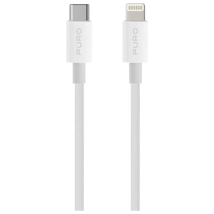 PURO Cavo USB C Lightning Bianco 1 m