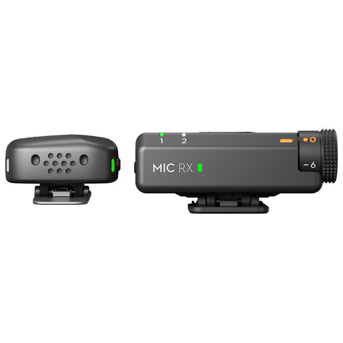 DJI CP.RN.00000432.01 Mic Mini Microfono Wireless Omnidirezionale Trasmettitore Bodypack 400m 10h Bluetooth colore Nero