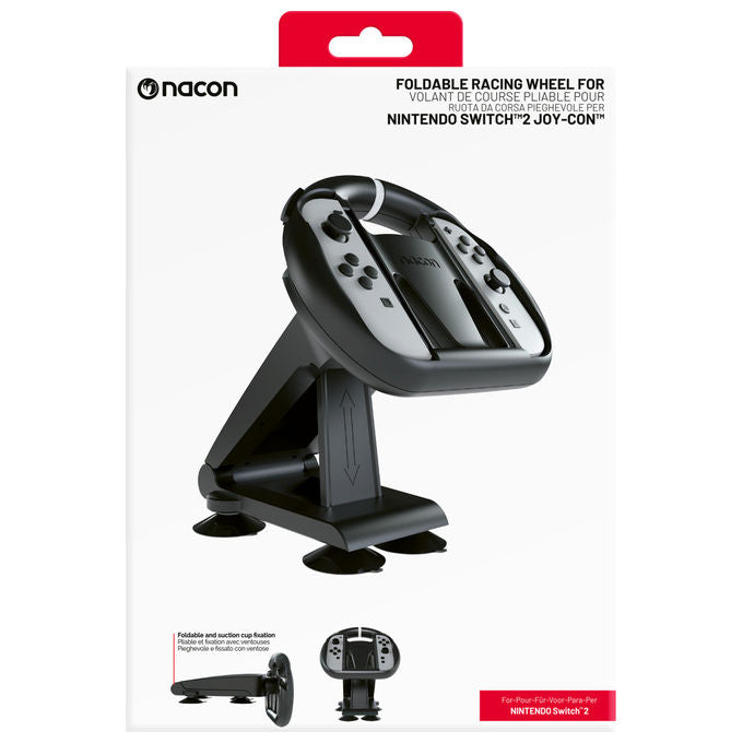 NACON Volante da Corsa Nintendo Switch 2 Nero