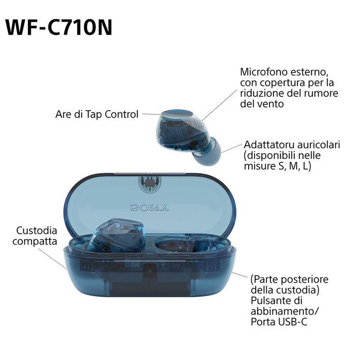 Sony WF-C710NL Auricolari Bluetooth True Wireless Noise Cancelling