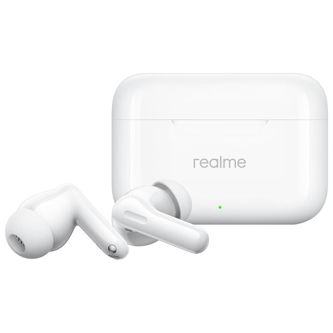 Realme RMA2410 Buds T200 Auricolari Bluetooth True Wireless In Ear IP55 Riduzione Rumore colore Bianco Neve