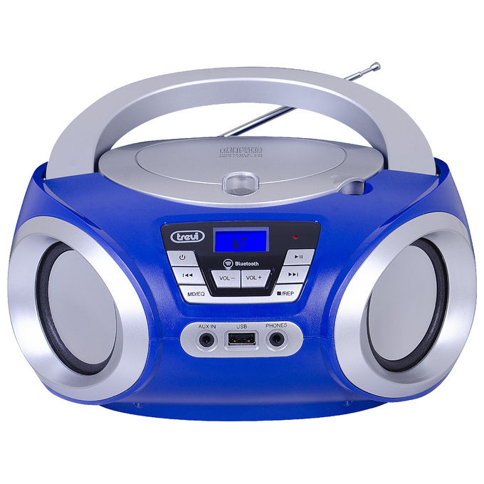 Trevi Stereo Portatile Boombox CMP 544 BT Blu