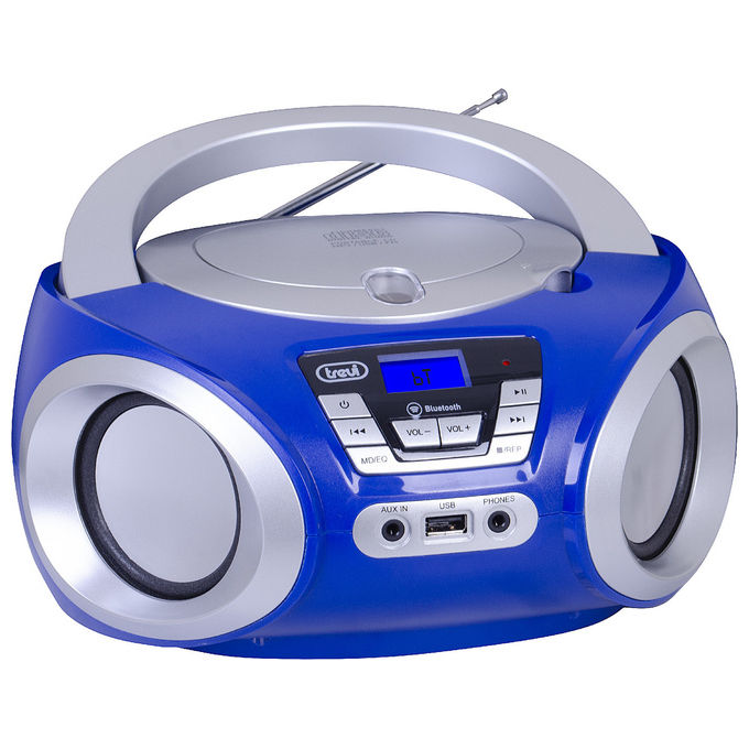 Trevi Stereo Portatile Boombox CMP 544 BT Blu