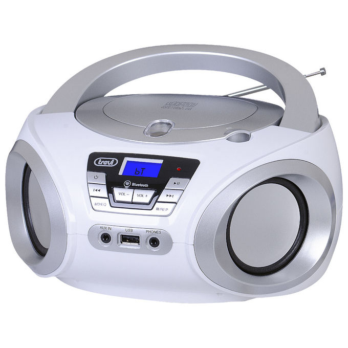 Trevi Stereo Portatile Boombox CMP 544 BT Bianco