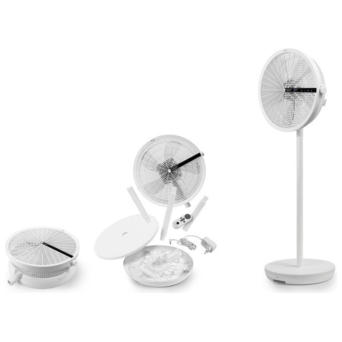 Macom Ventilatore Salvaspazio SMONTY Bianco 44 cm