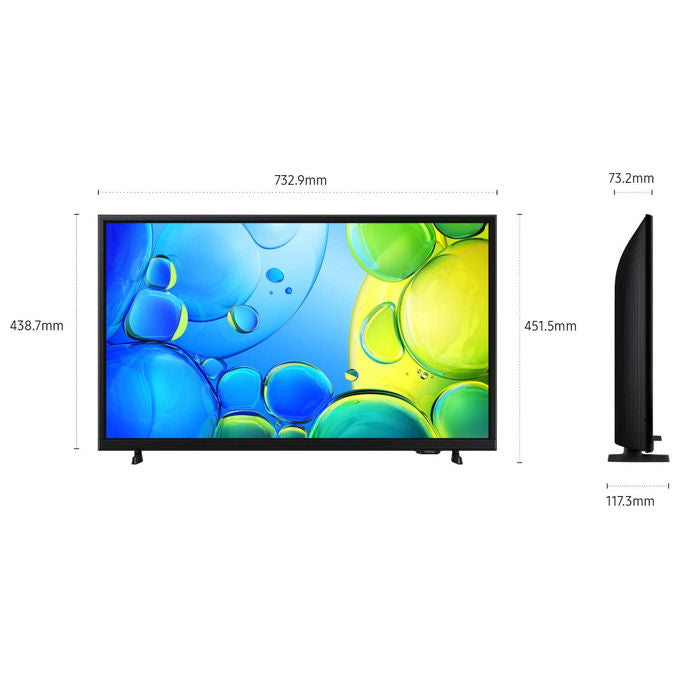 Samsung UE32F6000FUXZT F6000 Smart TV 32'' Full HD LED Tizen HDR10 Plus Wi-Fi Bluetooth colore Nero