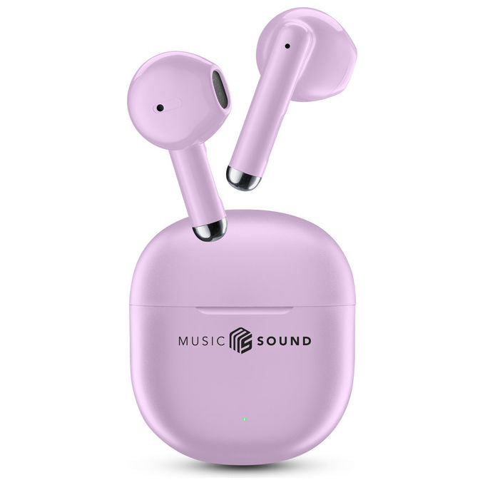 Music Sound BTMSTWSBREEZEP Breeze Auricolari Bluetooth In-ear Touch Control Autonomia 20h Bluetooth 5.4 colore Rosa
