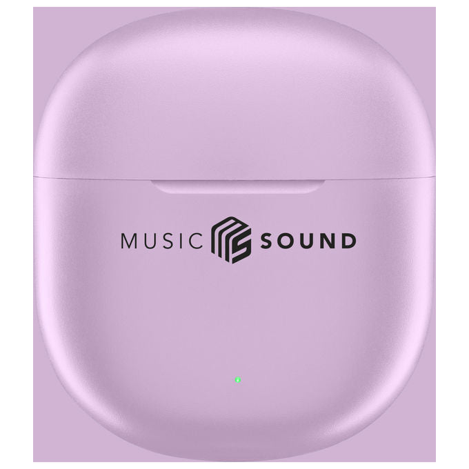 Music Sound BTMSTWSBREEZEP Breeze Auricolari Bluetooth In-ear Touch Control Autonomia 20h Bluetooth 5.4 colore Rosa