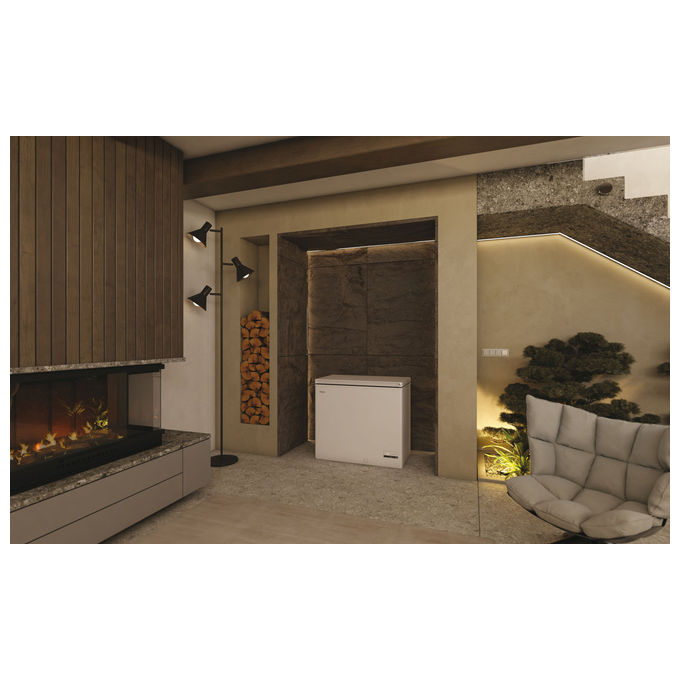 Haier HCE200D Congelatore a Pozzetto 196 L 84,5 cm Classe D 39 dB Fast Freeze colore Bianco