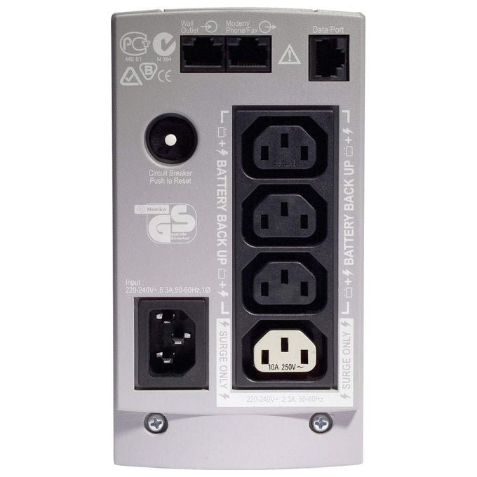APC Back-UPS Gruppo di Continuita' Standby 0,5 kVA 300 W 4 Prese AC Offline