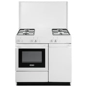 De'Longhi SGGW854NEDM Cucina a Gas 4 Fuochi Forno Gas con Grill Elettrico 42L Classe A (85x86x50 cm) colore Bianco
