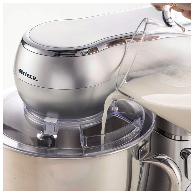 Ariete 1583 Gourmet Essence Impastatrice Planetaria 1300W Ciotola 5,2L 10 Velocita' Funzione Pulse colore Acciaio inox